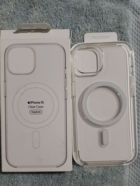 Clear Case With Magsafe For iPhone 15 ONLY, Geniune